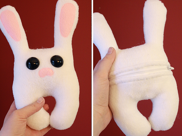 bunny front and back