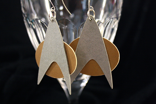 Star deals trek earrings