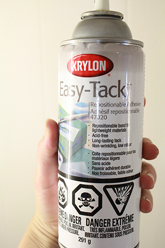Spraynbond Pattern & Stencil Spray Helps to Eliminate the Need for Pinning,  Temporary Light-tack Adhesive is Repositionable, Re-usable 