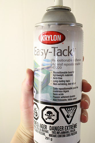 Krylon Easy Tack Repositionable Adhesive Spray - Spray Adhesives - The Art  Scene